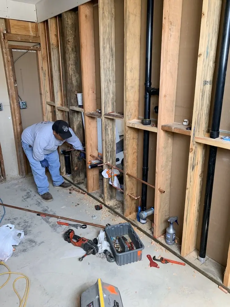Commercial rough-in plumbing for Gas Line Repair in Villa Valencia